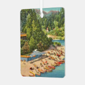  Russisch rivierstrand Metalen Ornament (Voorkant links)