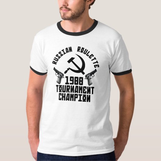 Russisch Roulette T-Shirt (Voorkant)