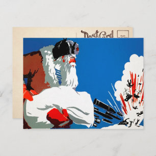  Russisch Santa Briefkaart