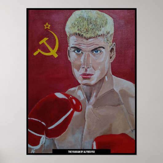Russisch schilderij van Alfred Fox Poster (Voorkant)
