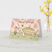  Russisch schildpad Kaart (Gele Bloem)