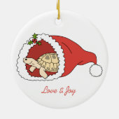  Russisch schildpad Keramisch Ornament (Achterkant)