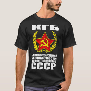 Russisch, Sovjetspion, grappige KGB, politiek kost T-shirt