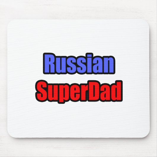 Russisch SuperDad Muismat (Voorkant)