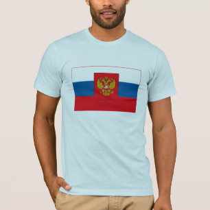 Russisch T-shirt met vlag
