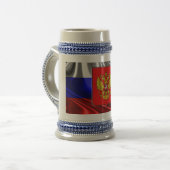 Russisch wapenschild bierpul (Voorkant links)
