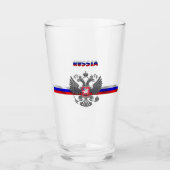 Russisch wapenschild    glas (Voorkant)
