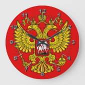 Russisch wapenschild grote klok (Voorkant)
