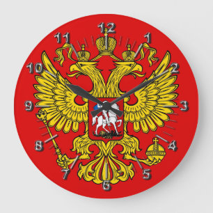 Russisch wapenschild grote klok
