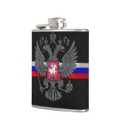 Russisch wapenschild heupfles (Links)