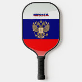 Russisch wapenschild pickleball paddle (Voorkant)