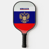 Russisch wapenschild pickleball paddle (Achterkant)