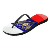Russisch wapenschild teenslippers (Schuin)