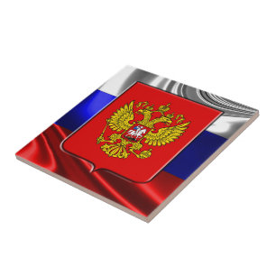 Russisch wapenschild tegeltje