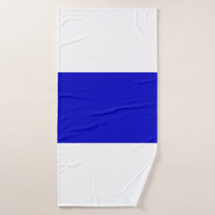 russische anti - oorlogsvlag oekraïne - blauwe li badhanddoek