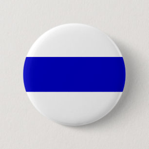 russische anti - oorlogsvlag oekraïne - blauwe li ronde button 5,7 cm