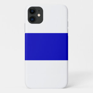 russische anti - oorlogsvlag oekraïne - blauwe lij iPhone 11 hoesje