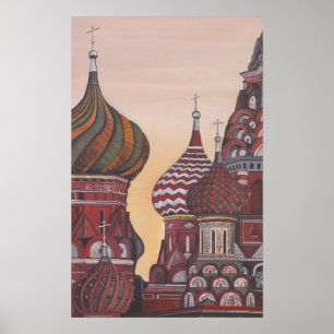 Russische architectuur poster