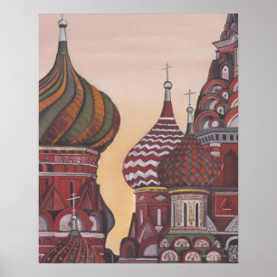 Russische architectuur poster