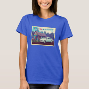 Russische auto en Dacha T-shirt