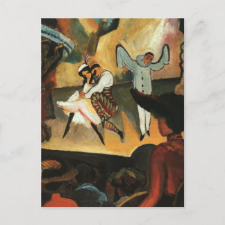 Russische ballet door August Macke Briefkaart