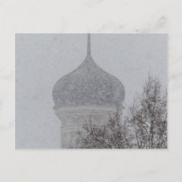 Russische blizzard briefkaart