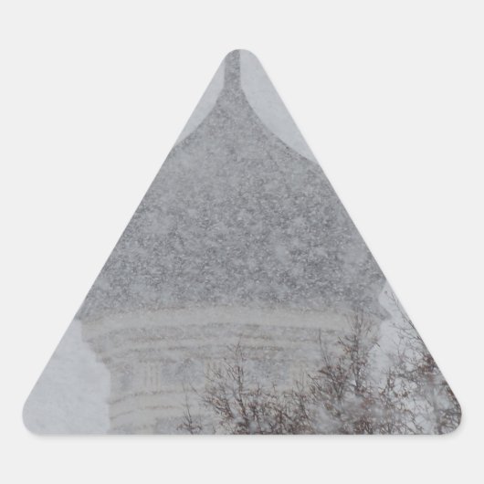 Russische blizzard driehoek sticker (Voorkant)