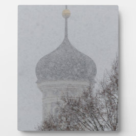 Russische blizzard fotoplaat
