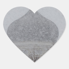 Russische blizzard hart sticker