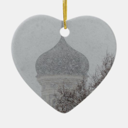 Russische blizzard keramisch ornament (Voorkant)