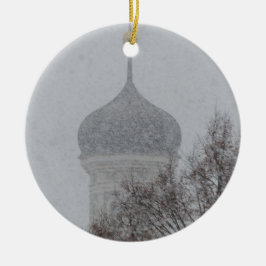 Russische blizzard keramisch ornament