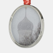 Russische blizzard metalen ornament (Links)