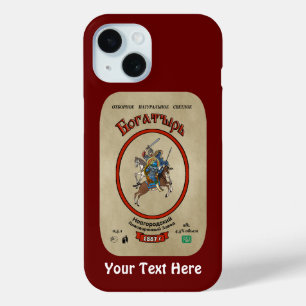 Russische Bogatyr Beer Hoesje-Mate iPhone Case