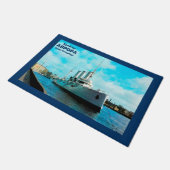 Russische Cruiser Aurora Deurmat (Schuin)