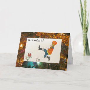 Russische danseres feestdagen kaart