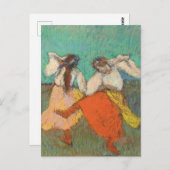 Russische dansers Edgar Degas Briefkaart (Voorkant / Achterkant)