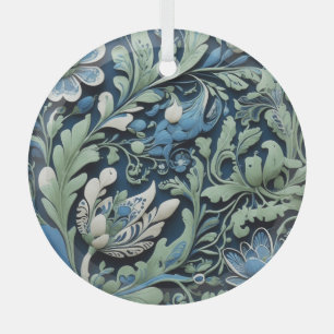 Russische etnische en print glas ornament