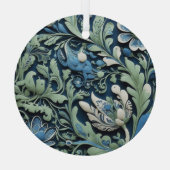 Russische etnische en  print glas ornament (Achterkant)