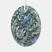 Russische etnische en  print glas ornament (Voorkant links)