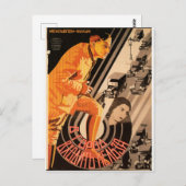 Russische film Poster Russische avant Garde Print Briefkaart (Voorkant / Achterkant)