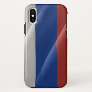 Russische golfvlag - iPhone x hoesje