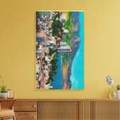 Russische Hill Skyline met Canvas Afdruk (Insitu (Woonkamer))