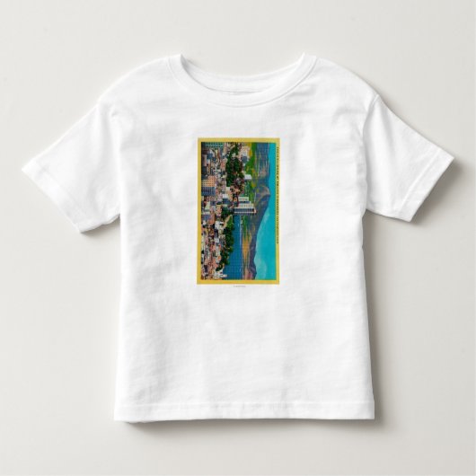 Russische Hill Skyline met Kinder Shirts (Voorkant)