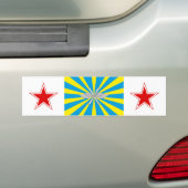 Russische luchtmacht bumpersticker (Op auto)