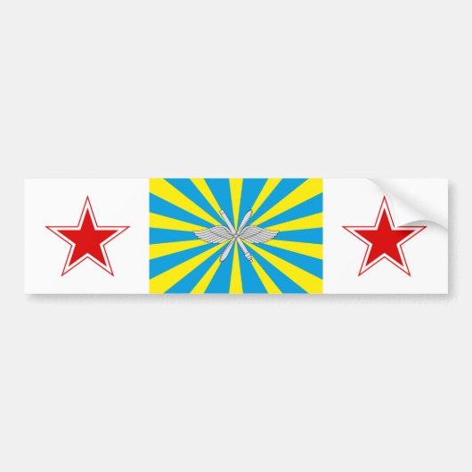 Russische luchtmacht bumpersticker (Voorkant)