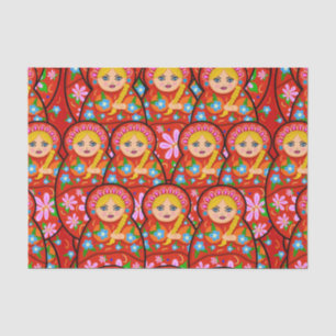 Russische Nesting Doll - Matryoshka Tissuepapier