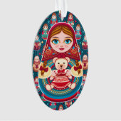 Russische nestpop ornament (voorkant)