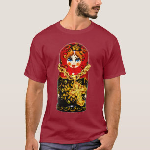 Russische nestpop t-shirt