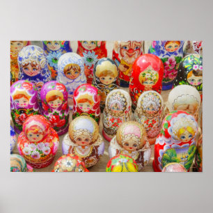 Russische nestpoppen poster