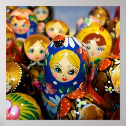 Russische nestpoppen poster (Voorkant)